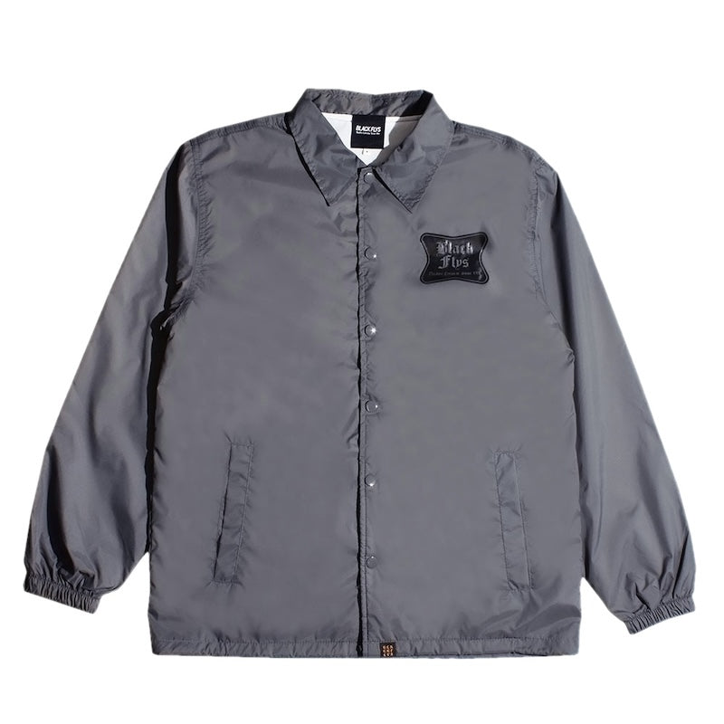 BLACK FLYS　コーチジャケット　"LOW LIFE COACH JACKET"　(Cement)