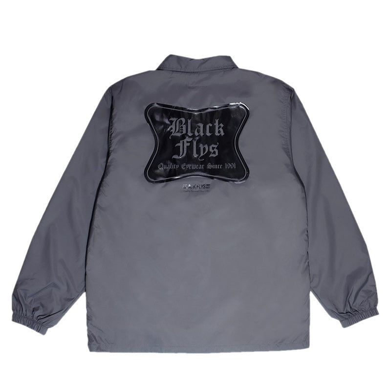 BLACK FLYS　コーチジャケット　"LOW LIFE COACH JACKET"　(Cement)