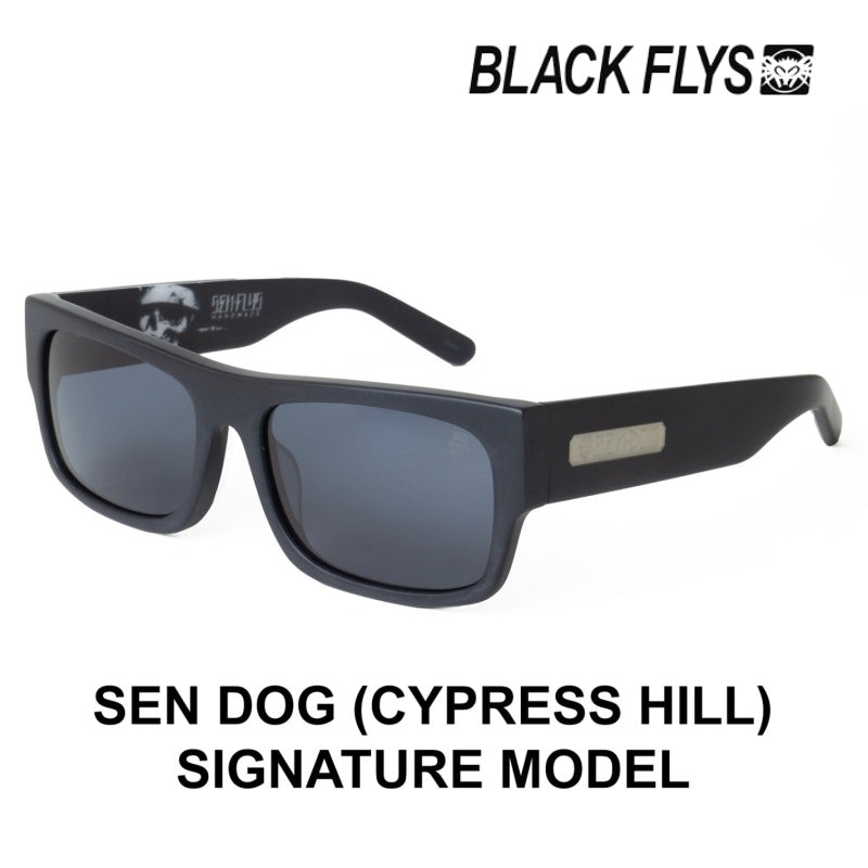 BLACK FLYS　サングラス　"SEN FLY - SEN DOG (CYPRESS HILL) SIGNATURE MODEL"　(Matte Black / Gray)