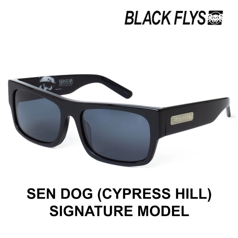 BLACK FLYS　サングラス　"SEN FLY - SEN DOG (CYPRESS HILL) SIGNATURE MODEL"　(Black / Gray)