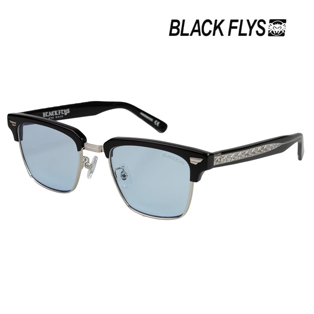 BLACK FLYS　サングラス　"FLY THEODORE"　(Black-Silver / Light Blue Photochromic Lens)
