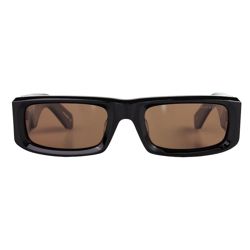 BLACK FLYS　サングラス　"FLY DOZER"　(Black-Gold / Light Brown)