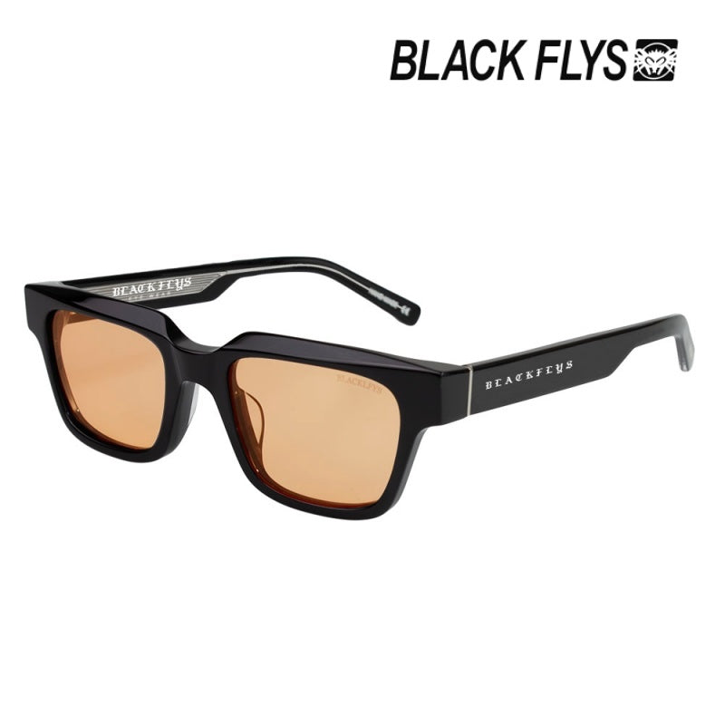 BLACK FLYS サングラス　FLY COLT (Black-Silver / Orange Photochromic) 商品画像 斜め