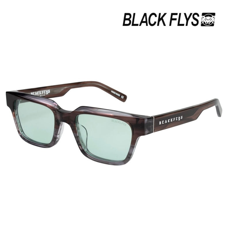 BLACK FLYS サングラス "FLY COLT" (Brown to Gray Storipe-Gun / Green Photochromic Lens) 商品画像 斜め