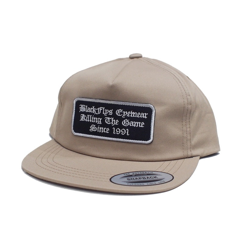 BLACK FLYS　キャップ　"KILLING THE GAME OE CAP"　(Beige)