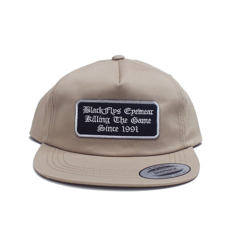 BLACK FLYS　キャップ　"KILLING THE GAME OE CAP"　(Beige)
