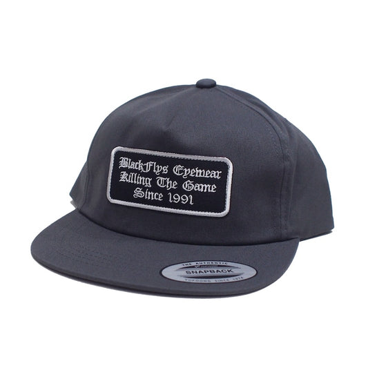 BLACK FLYS　キャップ　"KILLING THE GAME OE CAP"　(Charcoal)