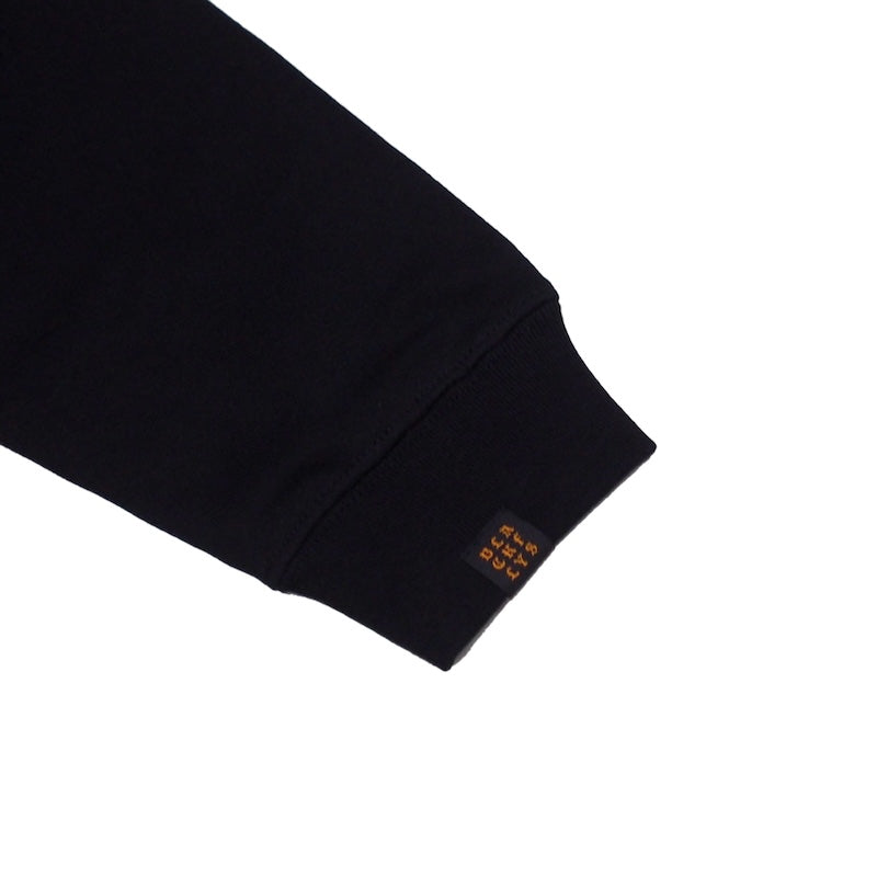 BLACK FLYS クルースウェット CHROME CREW SWEAT ブラック 商品画像 袖