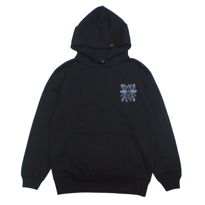 BLACK FLYS　パーカー　"FLY MILITIA HOODIE"　(Black)
