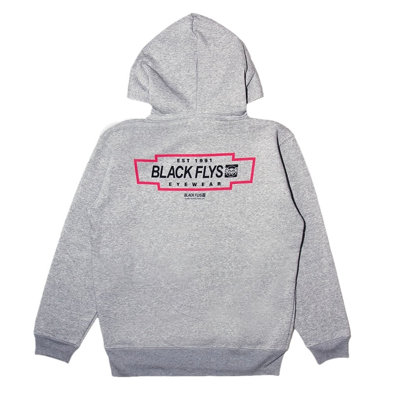 BLACK FLYS　パーカー　"FASTLANE HOODIE"　(Heather Gray)