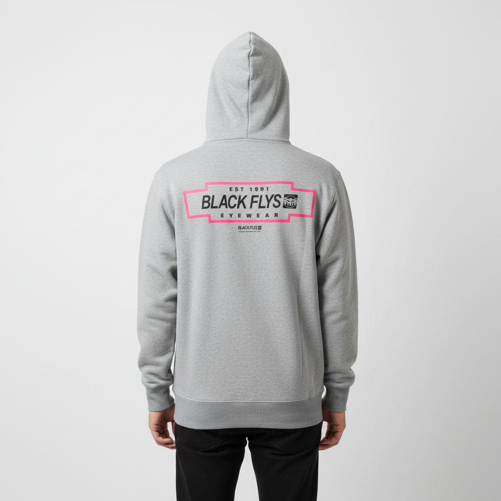 BLACK FLYS　パーカー　"FASTLANE HOODIE"　(Heather Gray)