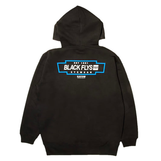 BLACK FLYS　パーカー　"FASTLANE HOODIE"　(Black)