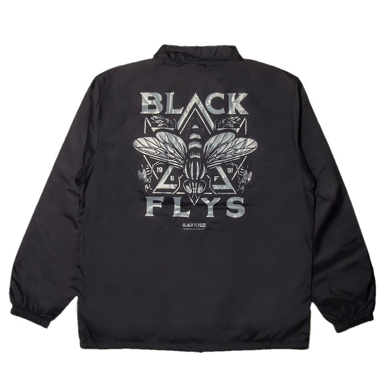 BLACK FLYS　コーチジャケット　"FLY MILITIA COACH JACKET"　(Black)