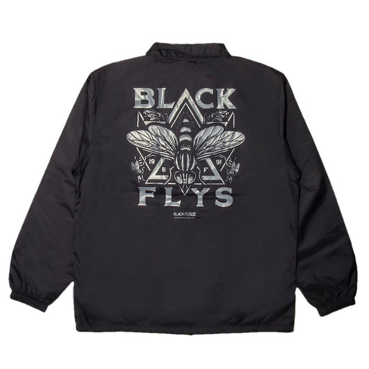 BLACK FLYS　コーチジャケット　"FLY MILITIA COACH JACKET"　(Black)
