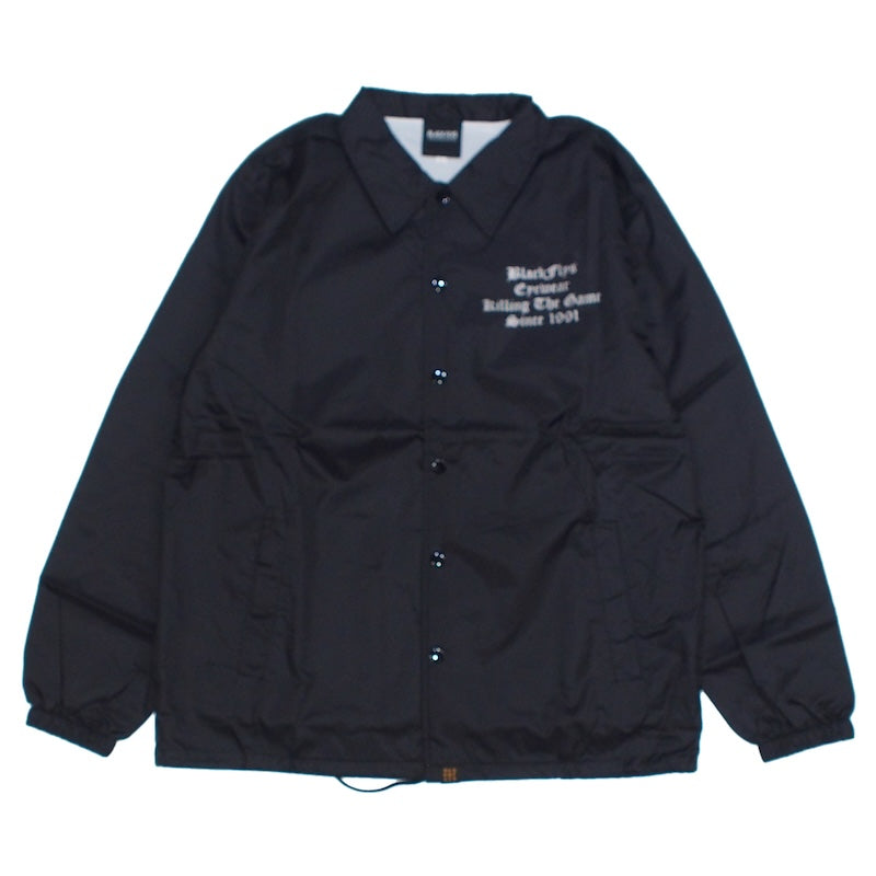 BLACK FLYS　コーチジャケット　"KILLING THE GAME OE COACH JACKET"　(Black)