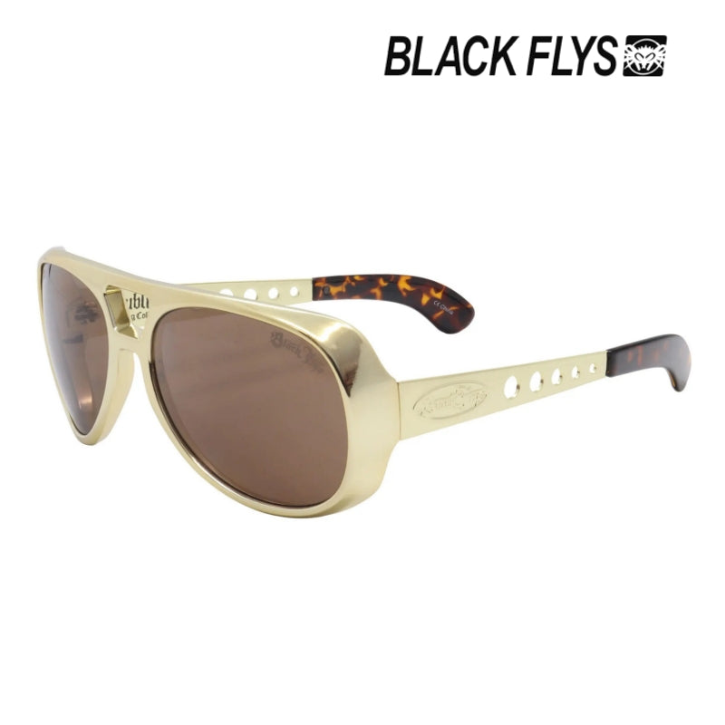 BLACK FLYS x SUBLIME サングラス "SUBLIME KING FLY" (Gold / Brown)
