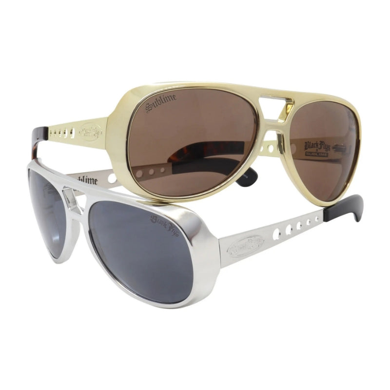 BLACK FLYS x SUBLIME サングラス "SUBLIME KING FLY" (Silver / Gray) 2色