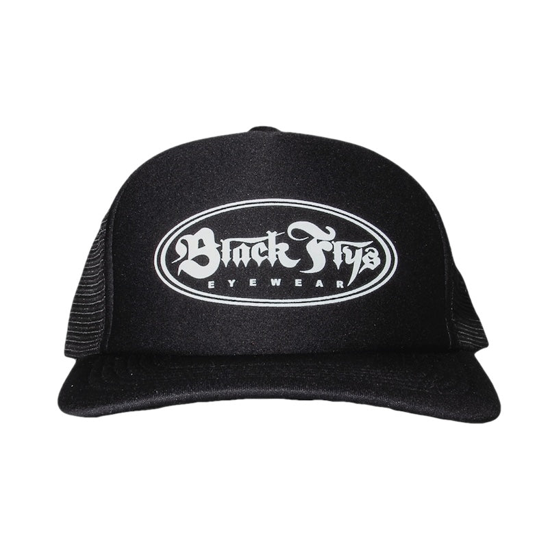 BLACK FLYS キャップ OVAL OG MESH CAP ブラック 商品画像 正面