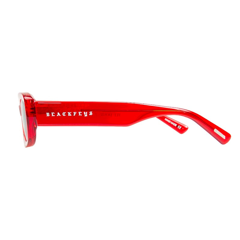 BLACK FLYS サングラス FLY DOVIE (Clear Red / Gray) 商品画像 サイドビュー
