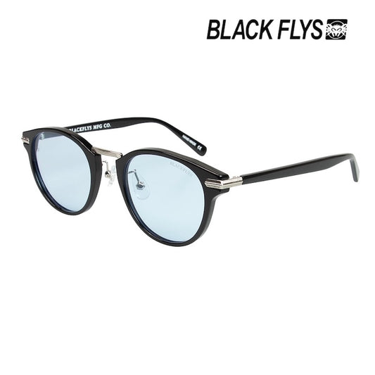BLACK FLYS サングラス FLY VINCENT (Black-Silver/Blue) 調光レンズ 商品画像 斜め