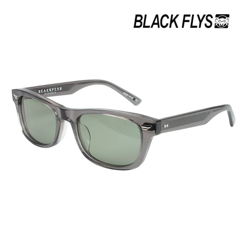 BLACK FLYS サングラス FLY ARCHER クリアーグレー/ライトグリーン 商品画像 斜め