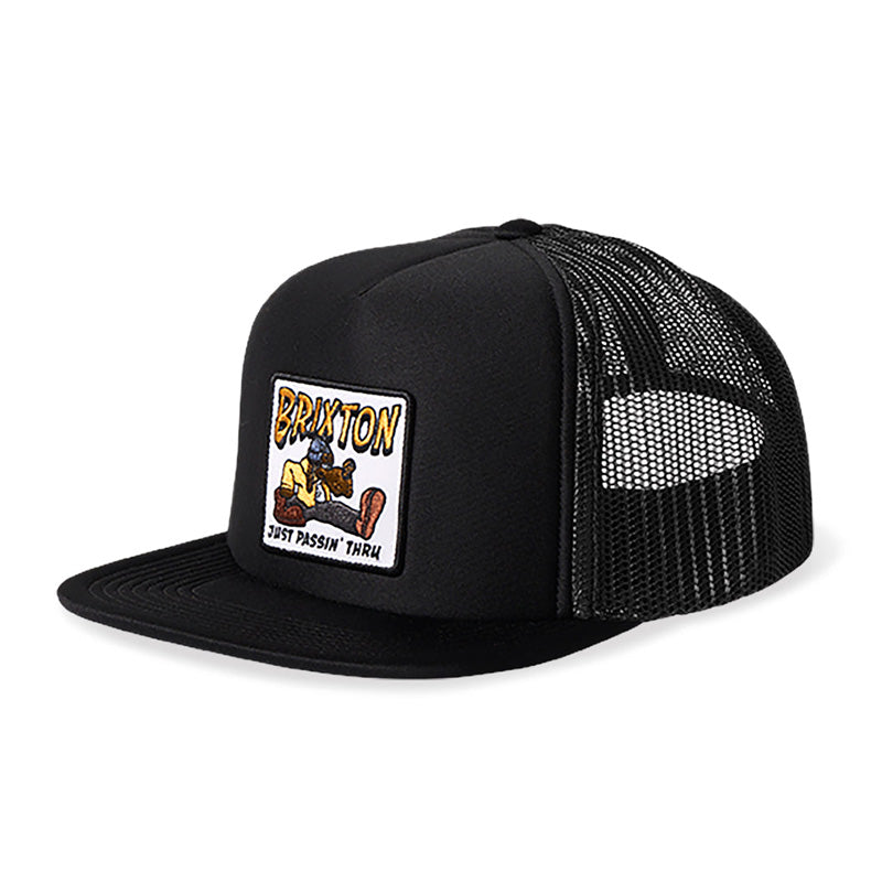 BRIXTON　メッシュキャップ　"PASSIN THRU HP TRUCKER HAT"　(Black)