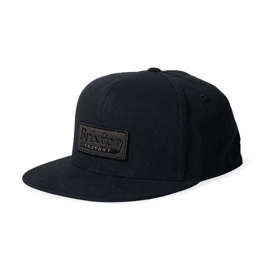 BRIXTON　キャップ　"STEADFAST HP SNAPBACK CAP"　(Black / Black)