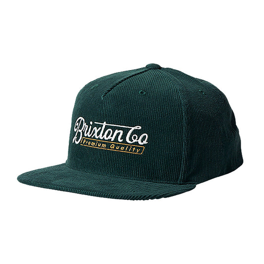 BRIXTON　キャップ　"BELFORD NETPLUS MP SNAPBACK CAP"　(Pine Needle)