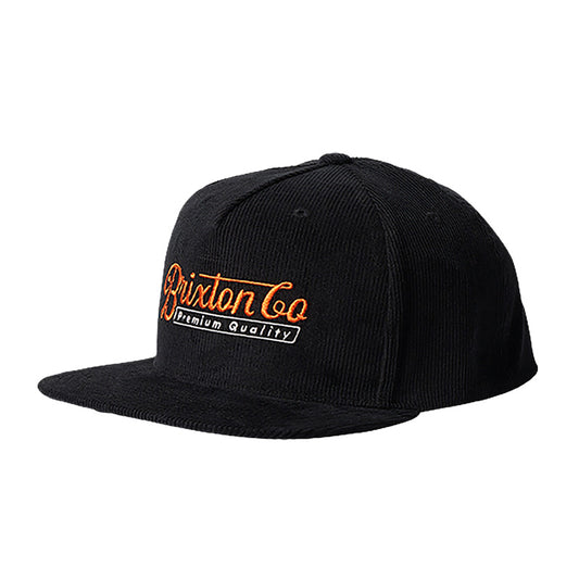 BRIXTON　キャップ　"BELFORD NETPLUS MP SNAPBACK CAP"　(Black)