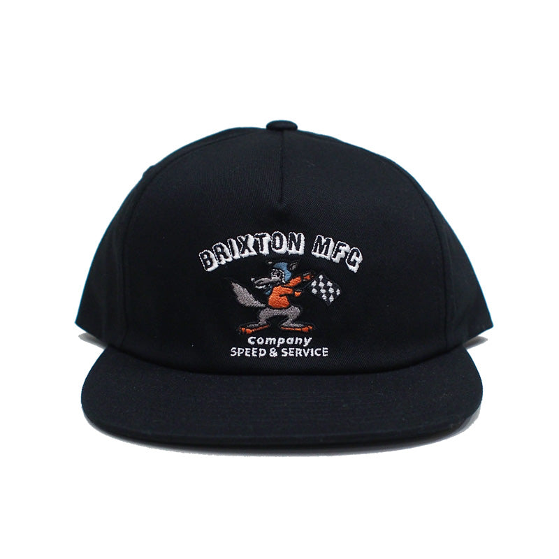 BRIXTON　キャップ　"WYNMORE MP SNAPBACK CAP"　(Black)