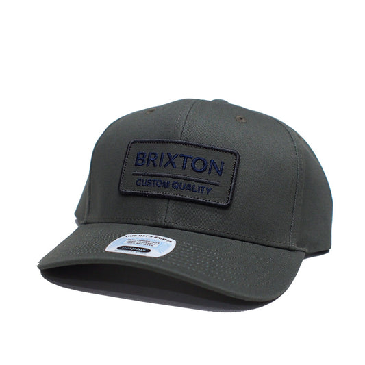 BRIXTON　キャップ　"PALMER PROPER X MP SNAPBACK CAP"　(Olive Surplus / Navy / Washed Black)