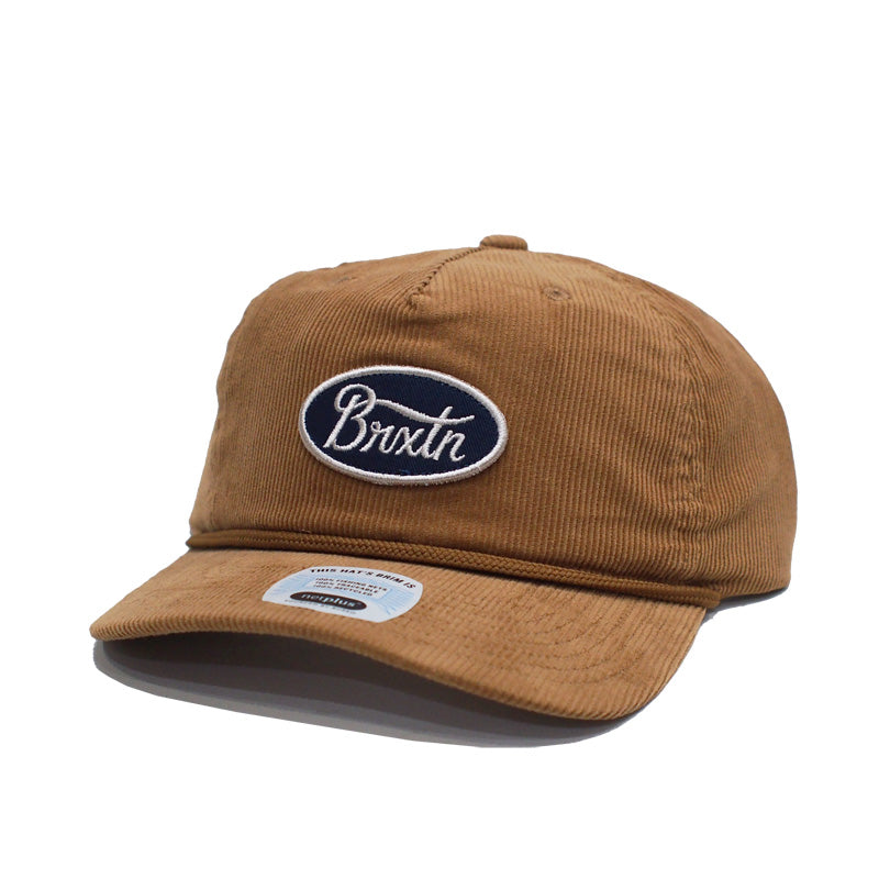 BRIXTON　キャップ　"PARSONS NETPLUS MP SNAPBACK CAP"　(Golden Brown)