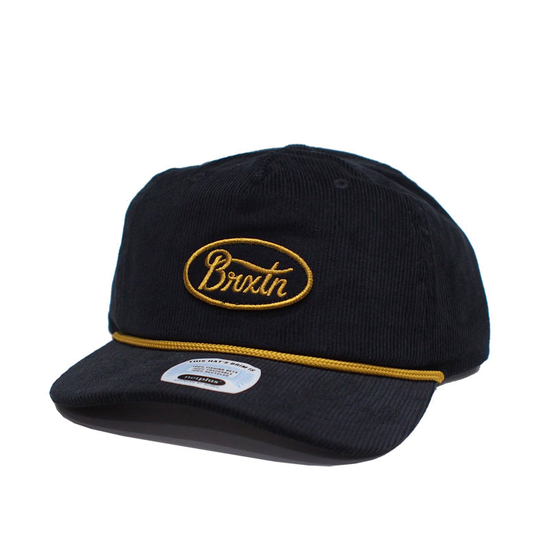 BRIXTON　キャップ　"PARSONS NETPLUS MP SNAPBACK CAP"　(Black)