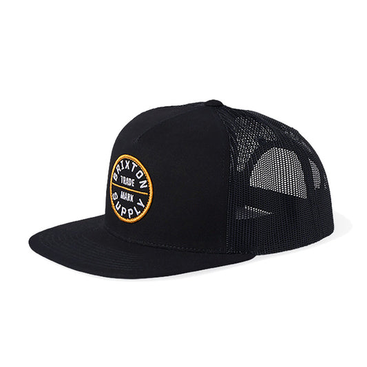 BRIXTON　メッシュキャップ　"OATH MP TRUCKER HAT"　(Black / Black)