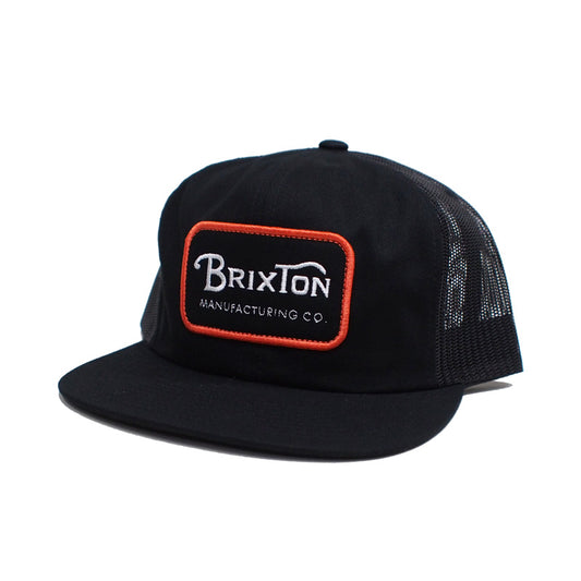 BRIXTON　メッシュキャップ　"GRADE HP TRUCKER HAT"　(Black / Orange / White)