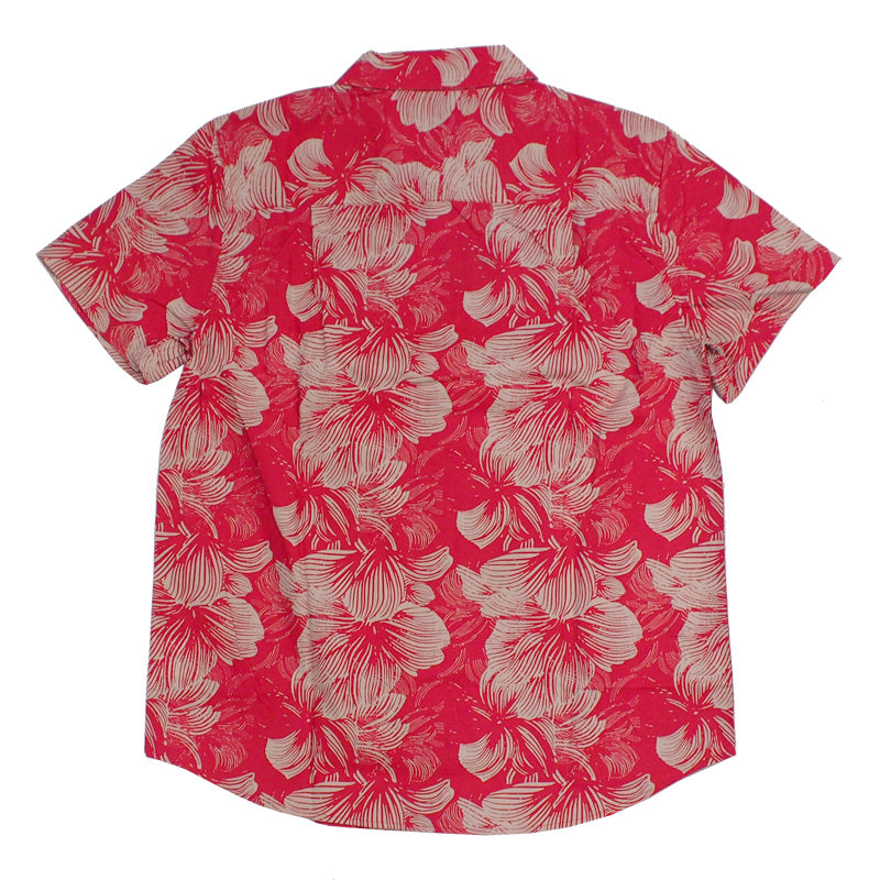 BRIXTON　S/Sシャツ　"CHARTER PRINT S/S WOVEN"　(Casa Red / Oatmilk Floral)