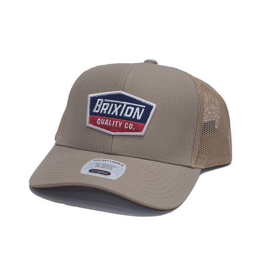 BRIXTON　メッシュキャップ　"REGAL NETPLUS TRUCKER HAT"　(Khaki / Khaki)