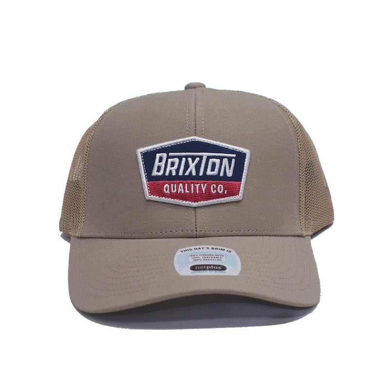 BRIXTON　メッシュキャップ　"REGAL NETPLUS TRUCKER HAT"　(Khaki / Khaki)