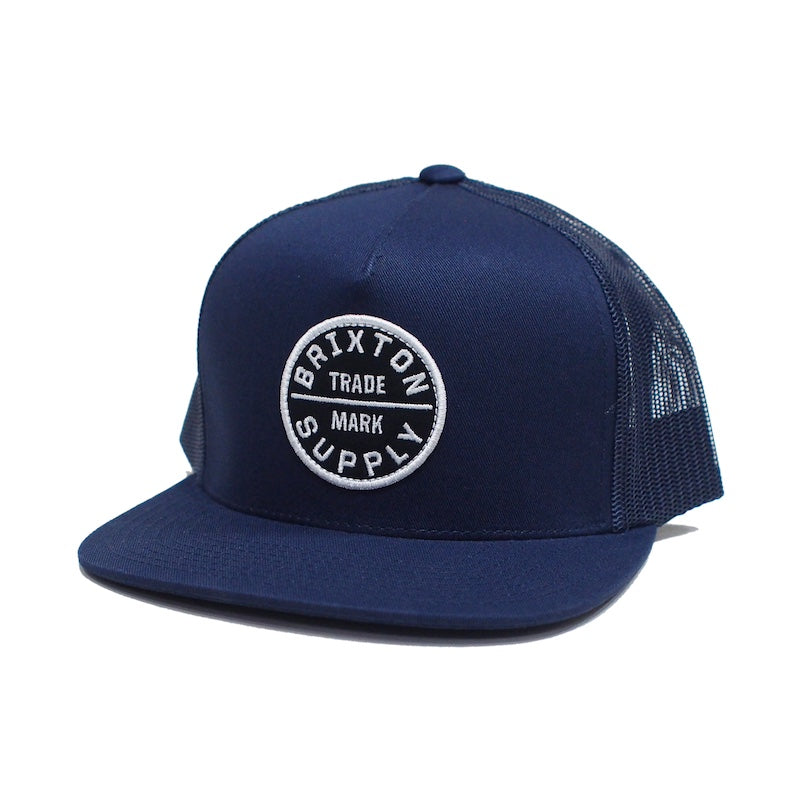 BRIXTON　メッシュキャップ　"OATH MP TRUCKER HAT"　(Washed Navy / Washed Navy)