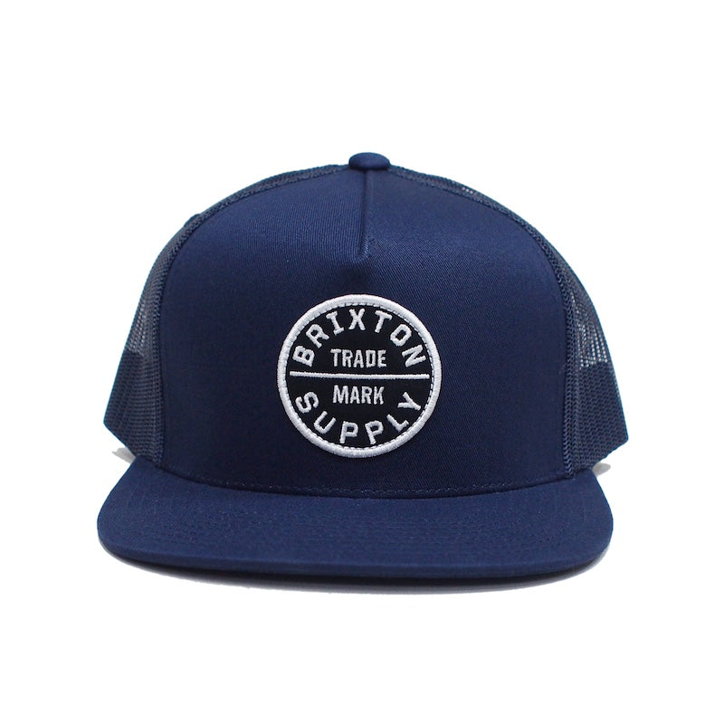 BRIXTON　メッシュキャップ　"OATH MP TRUCKER HAT"　(Washed Navy / Washed Navy)