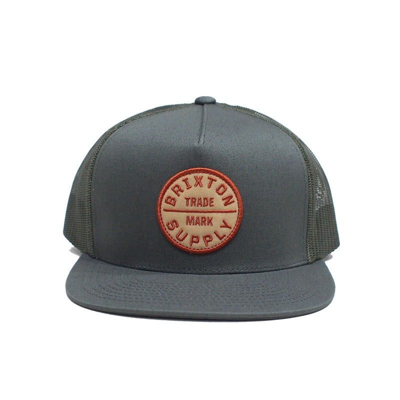 BRIXTON　メッシュキャップ　"OATH MP TRUCKER HAT"　(Olive Surplus / Olive Surplus)