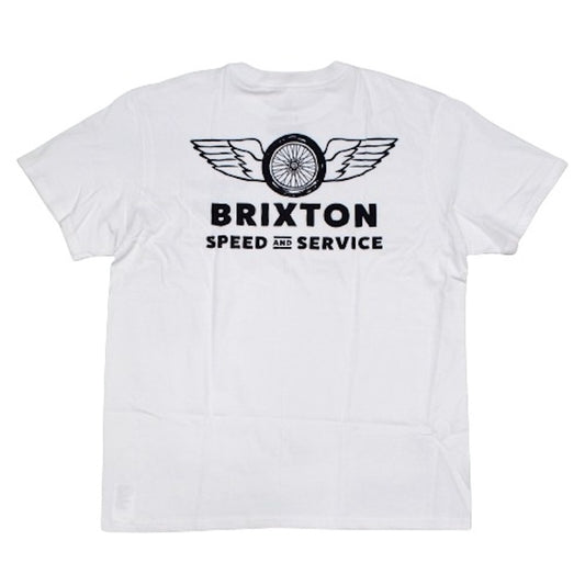 BRIXTON　Tシャツ　"SPOKE S/S STANDARD TEE"　(White)