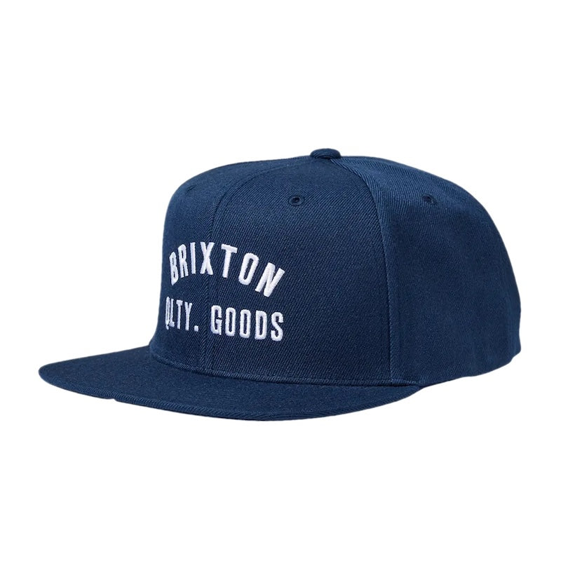 BRIXTON　キャップ　"WOODBURN NETPLUS MP SNAPBACK CAP"　(Washed Navy)