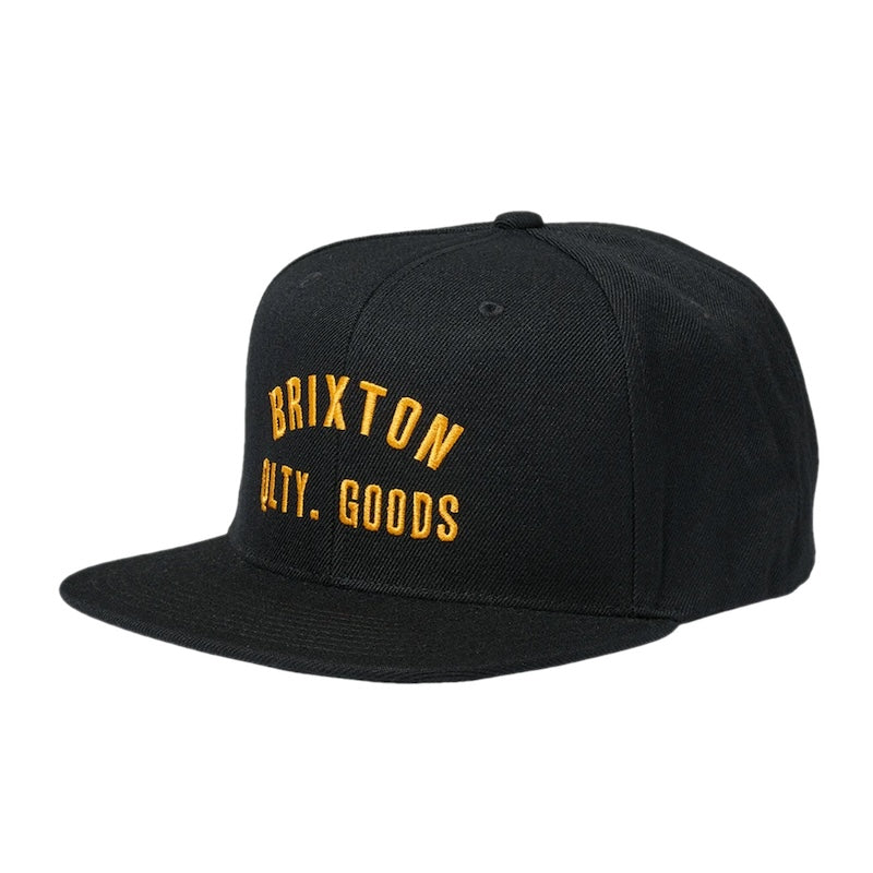 BRIXTON　キャップ　"WOODBURN NETPLUS MP SNAPBACK CAP"　(Black)