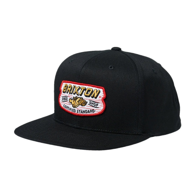 BRIXTON　キャップ　"CLAYBURN MP SNAPBACK CAP"　(Black)