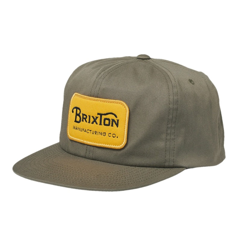 BRIXTON　キャップ　"GRADE HP SNAPBACK CAP"　(Olive Surplus)