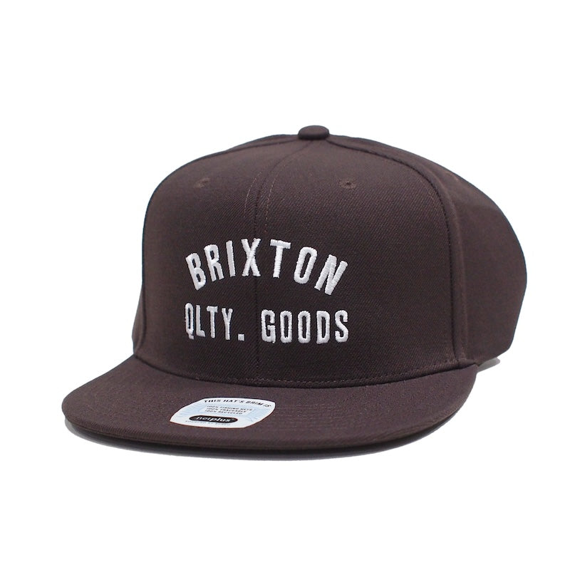 BRIXTON　キャップ　"WOODBURN NETPLUS MP SNAPBACK CAP"　(Brown)