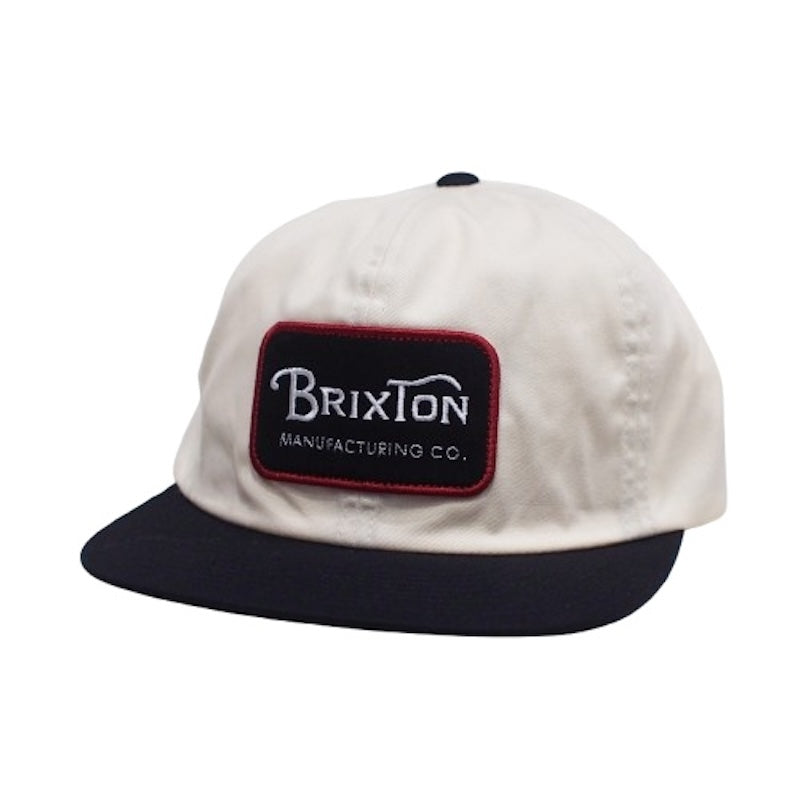 BRIXTON　キャップ　"GRADE HP SNAPBACK CAP"　(Off White / Black)