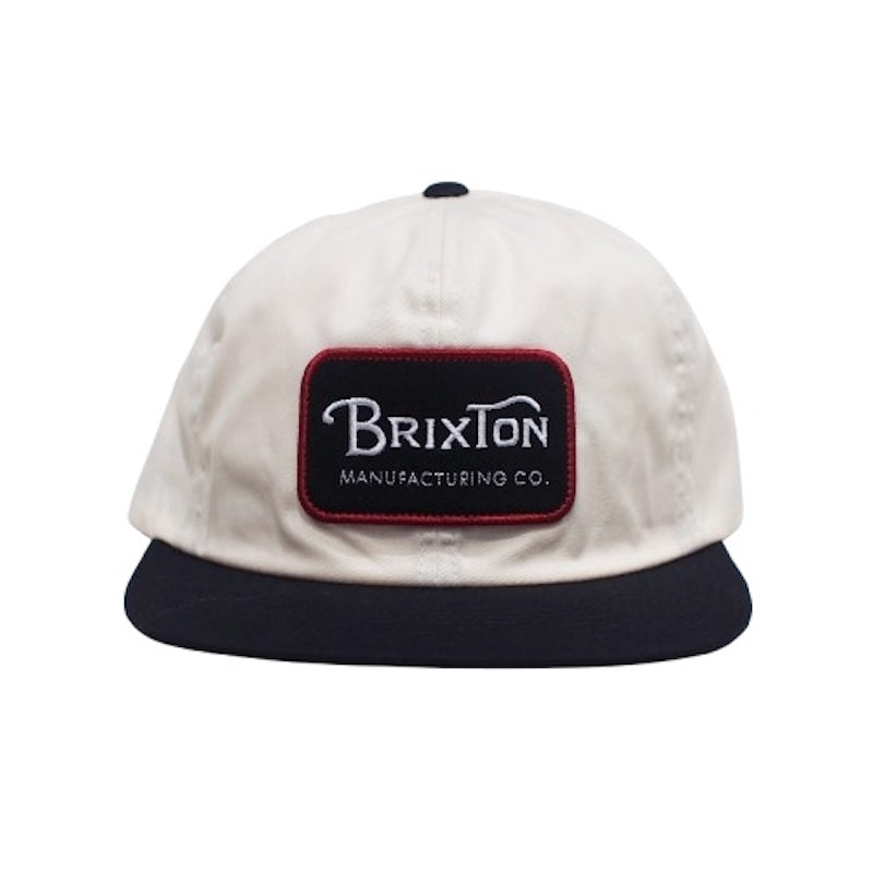 BRIXTON　キャップ　"GRADE HP SNAPBACK CAP"　(Off White / Black)