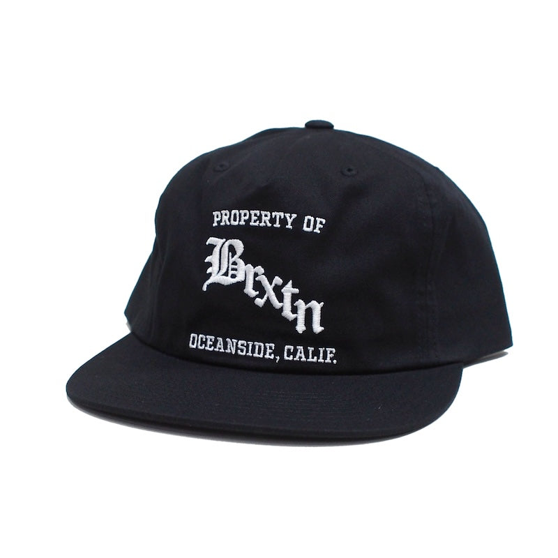 BRIXTON　キャップ　"HOME TEAM HP SNAPBACK CAP"　(Black)